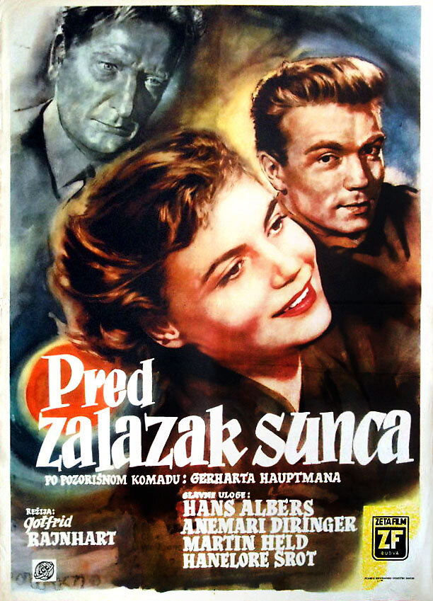 Перед заходом солнца (1956) постер